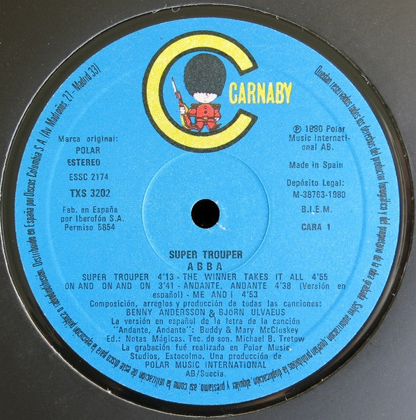 ABBA : Super Trouper (LP, Album)