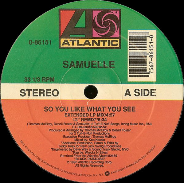 Samuelle Prater : So You Like What You See (12")