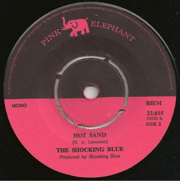 Shocking Blue : Venus / Hot Sand (7", Single, Mono, Bla)
