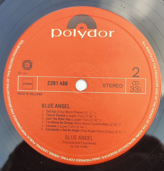 Blue Angel (3) : Blue Angel (LP, Album)