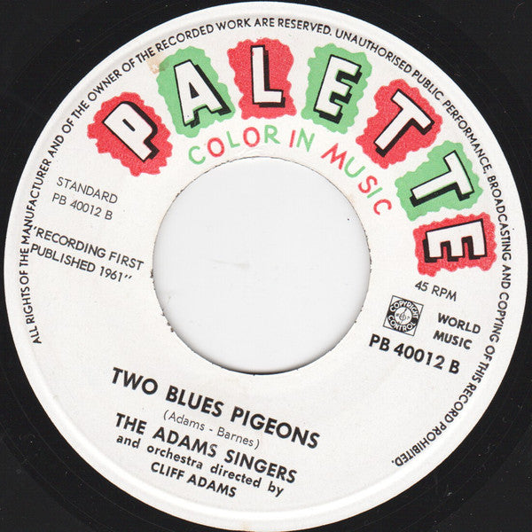 The Cliff Adams Singers : Morgen (7", Single)