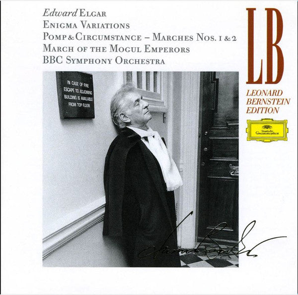 Sir Edward Elgar, BBC Symphony Orchestra, Leonard Bernstein : Enigma Variations / Pomp & Circumstance Marches No. 1 & 2 / March of the Mogul Emperors (CD, Album, RE)