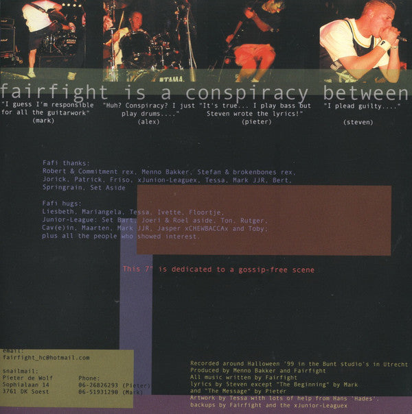 Fairfight : The Neverending Road (7", EP)