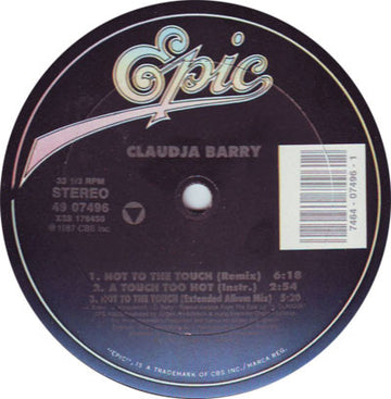 Claudja Barry : Hot To The Touch (12")