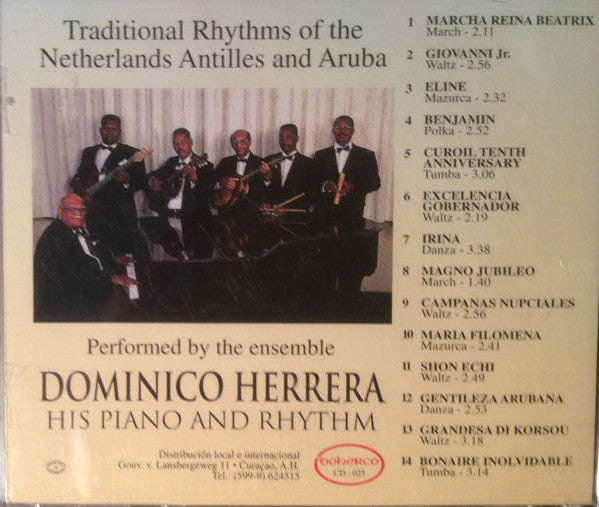 Domínico Herrera Su Piano Y Ritmo : Traditional Rhythms Of The Netherlands Antilles And Aruba (CD, Album)