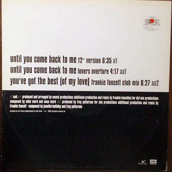 Adeva : Until You Come Back To Me / You've Got The Best (Of My Love) (12")