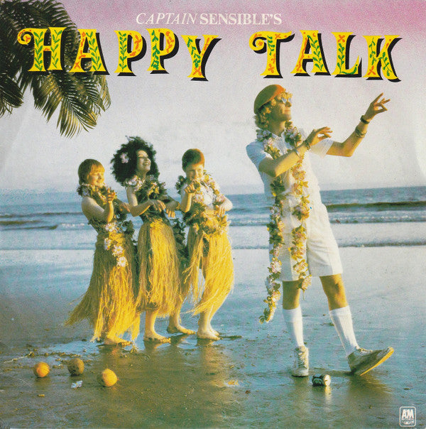 Captain Sensible : Happy Talk (7", Single)