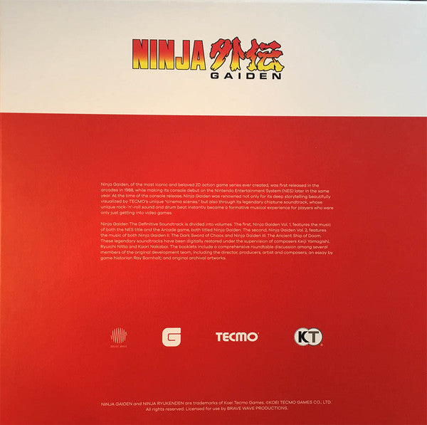 Various : Ninja Gaiden The Definitive Soundtrack (LP, Ora + LP, Red + LP, Blu + LP, Yel + Box)