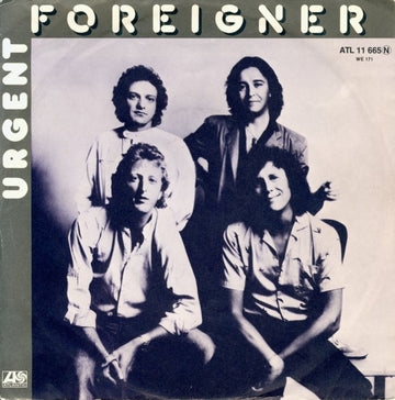 Foreigner : Urgent (7", Single, RP)