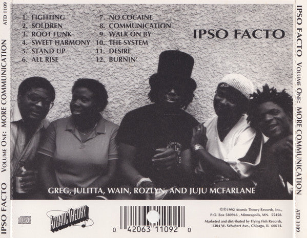 Ipso Facto (5) : More Communication (CD, Album)