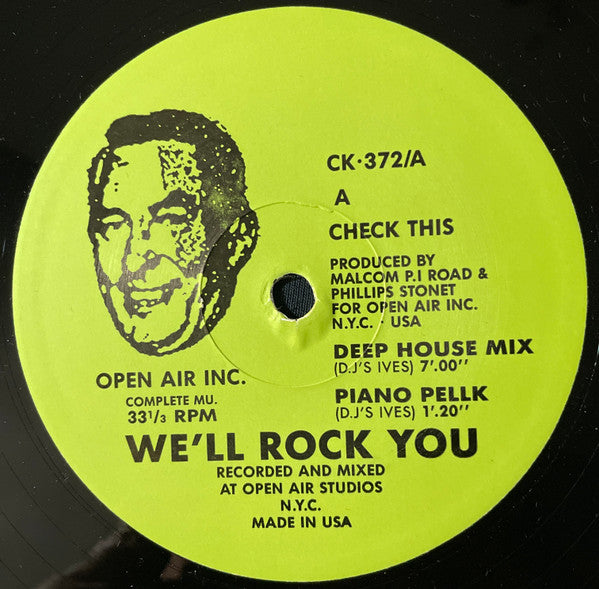 We'll Rock You : Check This (12")