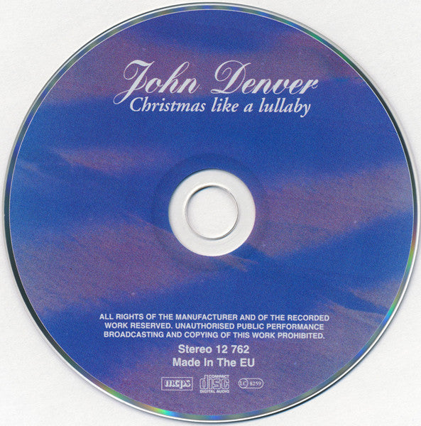 John Denver : Christmas Like A Lullaby (CD, Album, RE)