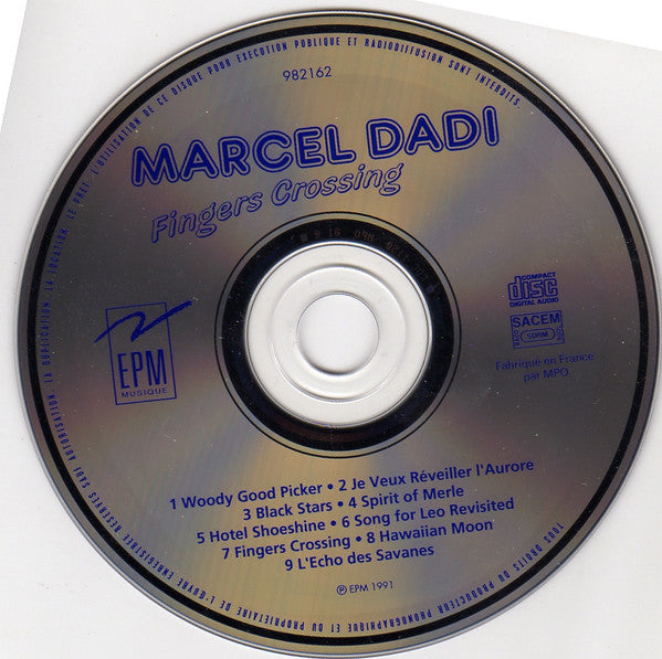 Marcel Dadi : Fingers Crossing (CD, Album)