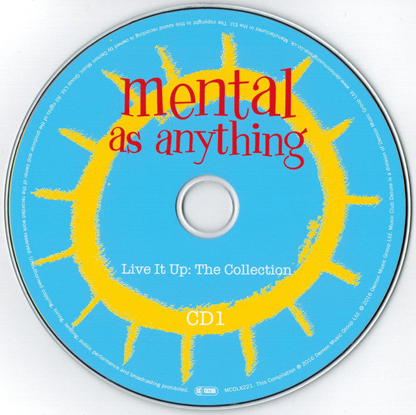 Mental As Anything : Live It Up: The Collection (2xCD, Comp, Sli)
