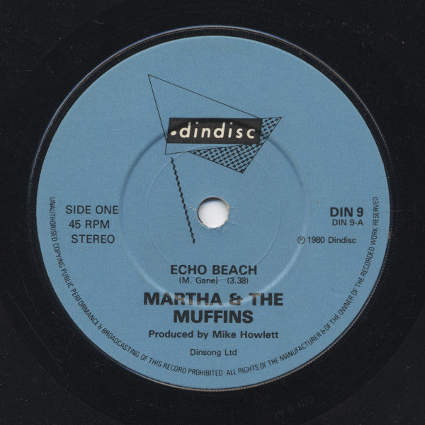 Martha And The Muffins : Echo Beach (7", Single)