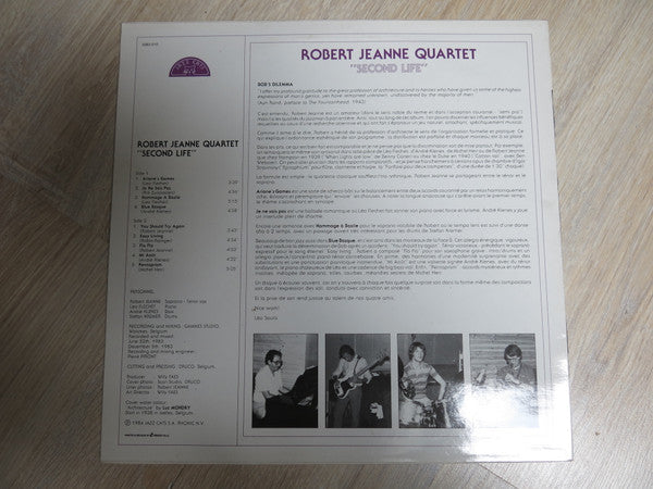 Robert Jeanne Quartet : Second Life (LP)