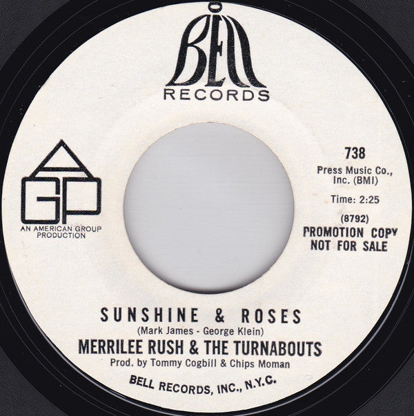 Merrilee Rush : That Kind Of Woman / Sunshine & Roses (7", Single, Promo, Mon)