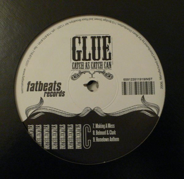 Glue (3) : Catch As Catch Can (Instrumental) (2xLP, Album)