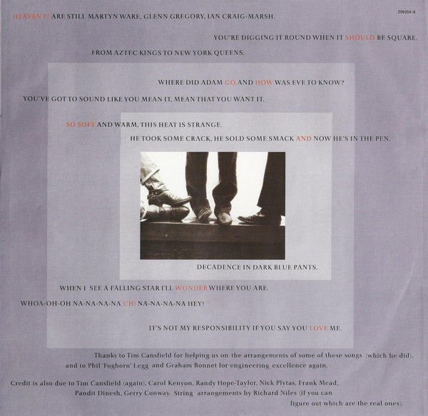 Heaven 17 : Teddy Bear, Duke & Psycho (LP, Album, M/Print)