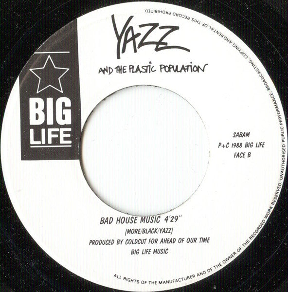 Yazz And The Plastic Population : The Only Way Is Up (7", Single)
