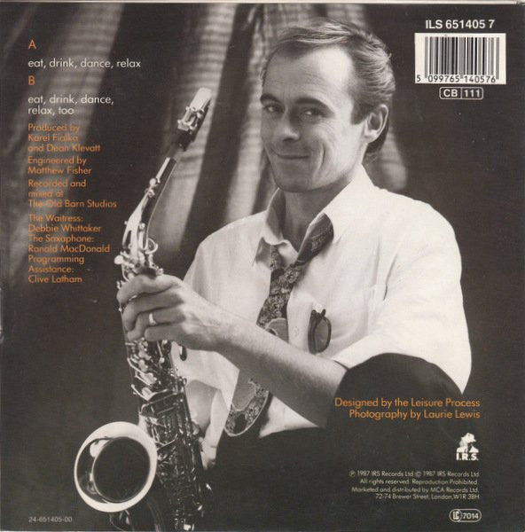 Karel Fialka : Eat, Drink, Dance, Relax (7", Single)