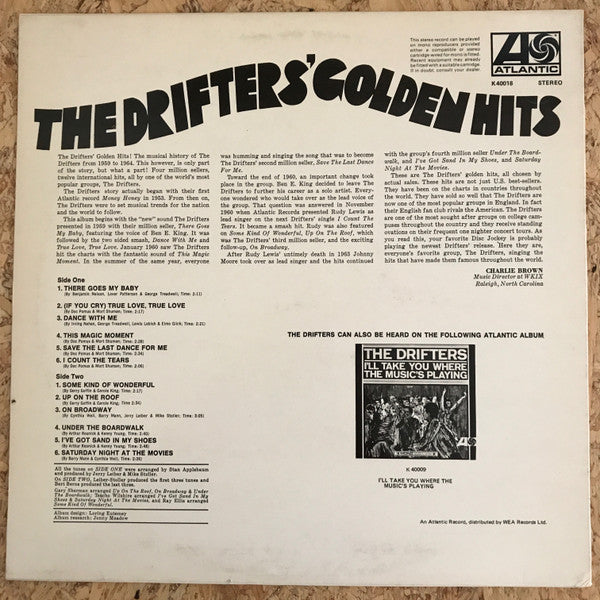 The Drifters : The Drifters' Golden Hits (LP, Comp, RE)