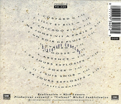 Blues Trottoir : Histoires Courtes (CD, Album)
