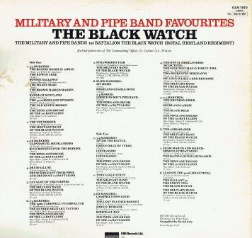 The Black Watch (Royal Highland Regiment) : Military And Pipe Band Favourites (LP, Comp)
