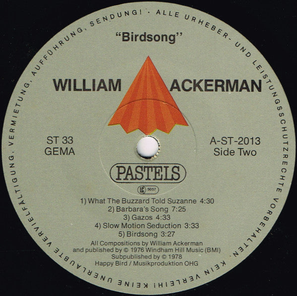 William Ackerman : Birdsong (LP, Album)