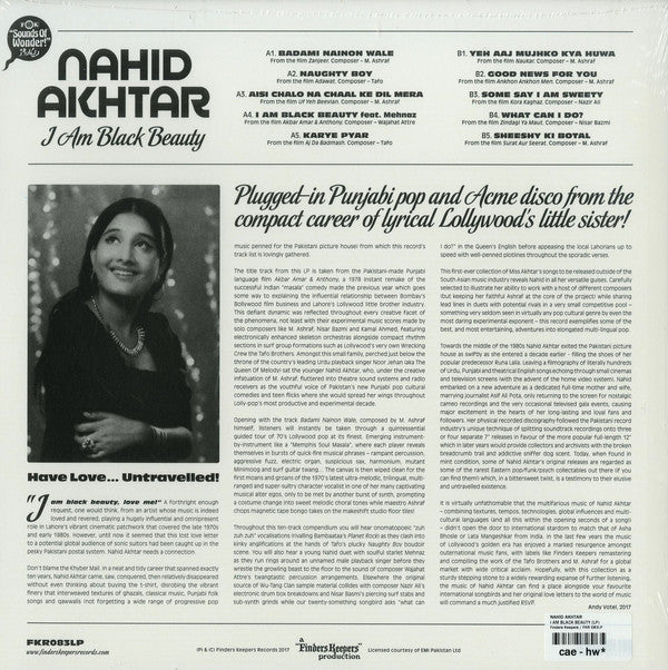 Nahid Akhtar : I Am Black Beauty (LP, Comp)