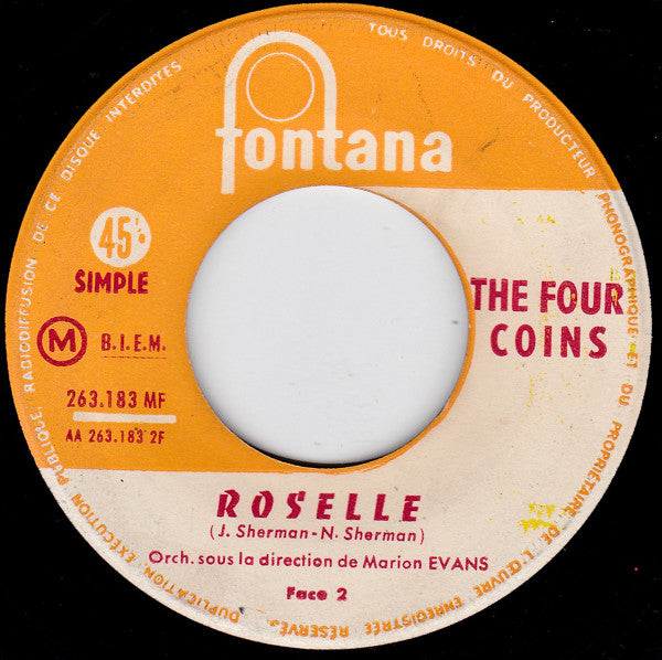 The Four Coins : The World Outside / Roselle (7", Single)