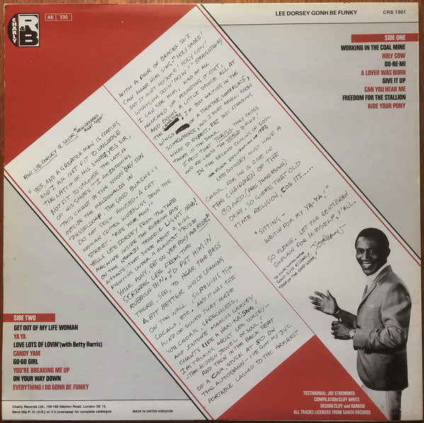 Lee Dorsey : Gonh Be Funky (LP, Comp, RP, Ild)