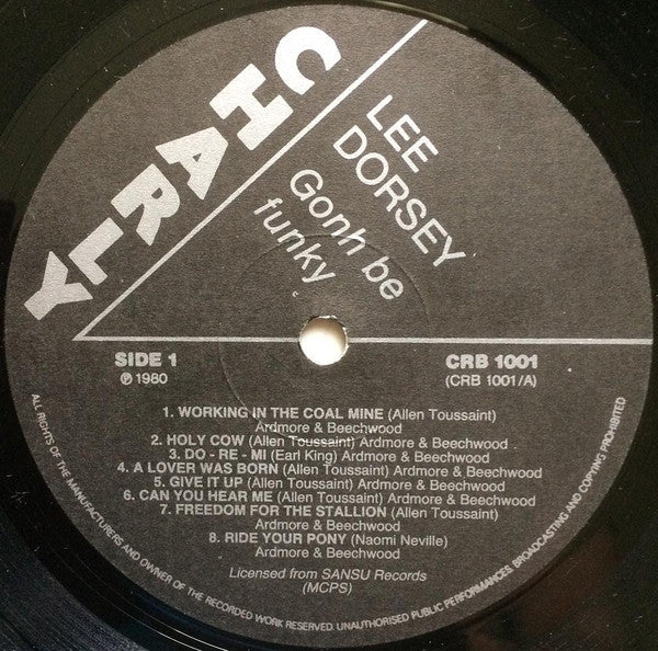 Lee Dorsey : Gonh Be Funky (LP, Comp, RP, Ild)