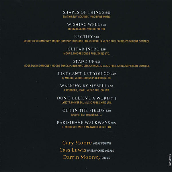 Gary Moore : Live At Monsters Of Rock (CD, Album)