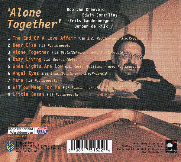 Rob van Kreeveld : Alone Together (CD)