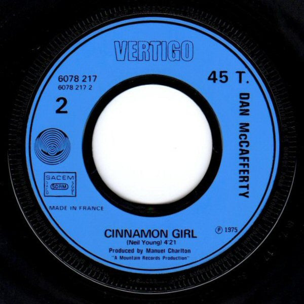 Dan McCafferty : Out Of Time (7", Single)