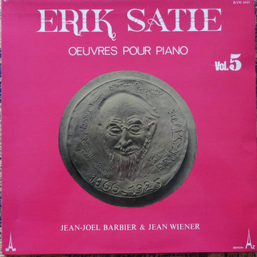 Erik Satie, Jean-Joël Barbier : L'Œuvre Pour Piano Volume 5  (LP, Album, RP)