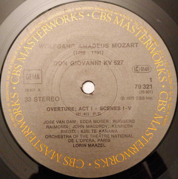 Mozart* - Lorin Maazel : Don Giovanni (3xLP + Box)