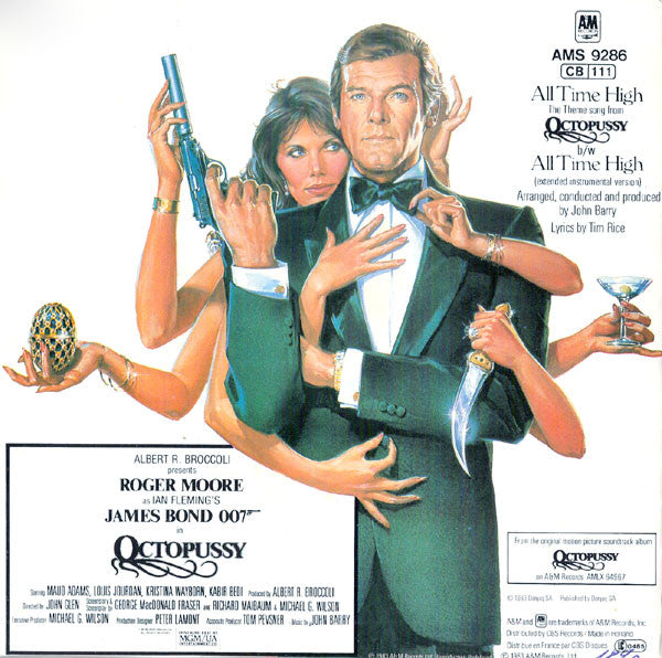 Rita Coolidge : All Time High (The Theme Song From Octopussy) (7", Single)