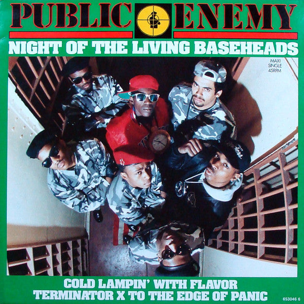 Public Enemy : Night Of The Living Baseheads (12", Maxi)