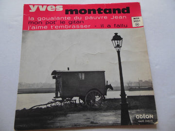 Yves Montand : La Goualante Du Pauvre Jean (7", EP, RE)