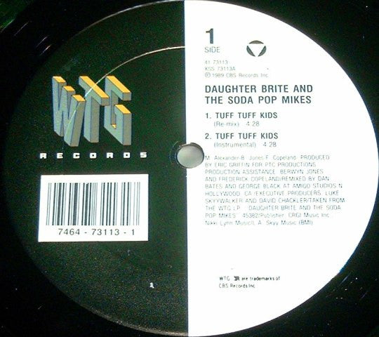 Daughter Brite And The Soda Pop Mikes : Tuff Tuff Kids (12")