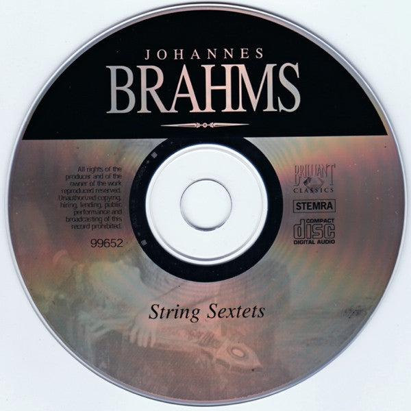 Johannes Brahms, The Alberni Quartet : String Sextets (CD, Album)