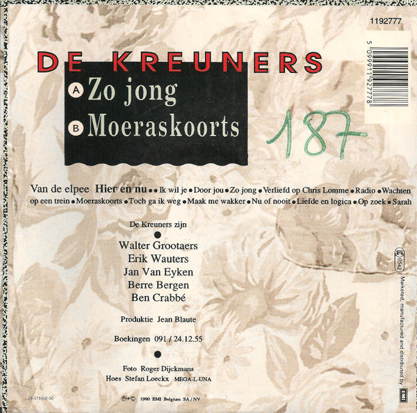 De Kreuners : Zo Jong (Nieuwe Mix) (7", Single)