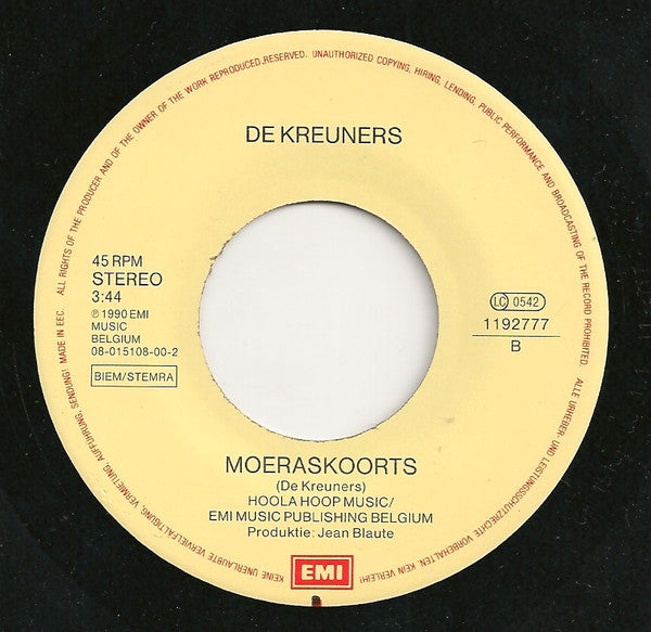 De Kreuners : Zo Jong (Nieuwe Mix) (7", Single)