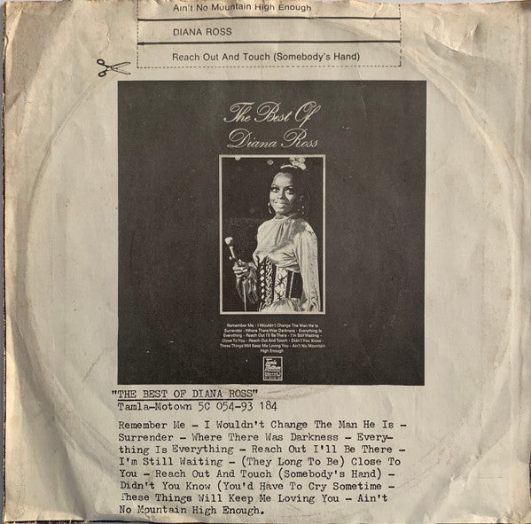 Diana Ross : In TV Gala Tros (7", Single)
