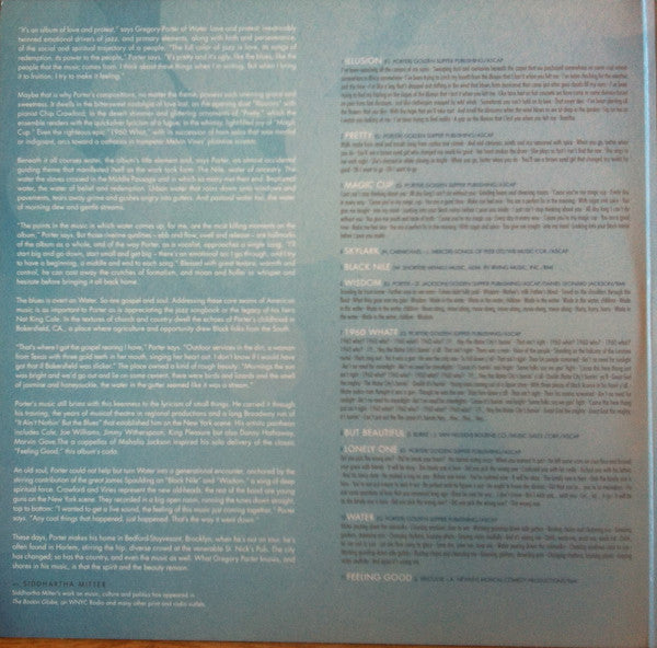 Gregory Porter : Water (2xLP, Album, Num, RE, Cle + CD, Album)