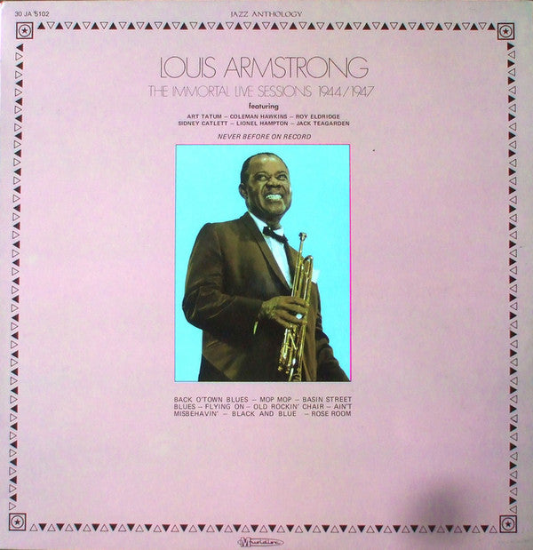 Louis Armstrong : The Immortal Live Sessions 1944/1947 (LP, Comp)