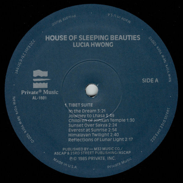 Lucia Hwong : House Of Sleeping Beauties (LP, Album)