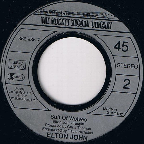 Elton John : The One (7", Single)